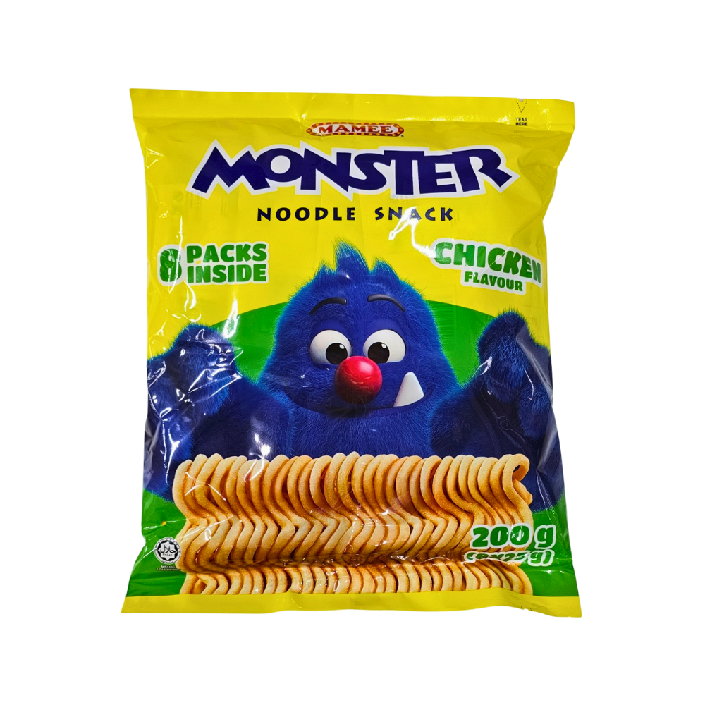 Mamee Monster Noodle Snack Chicken (25g*8pk)*10