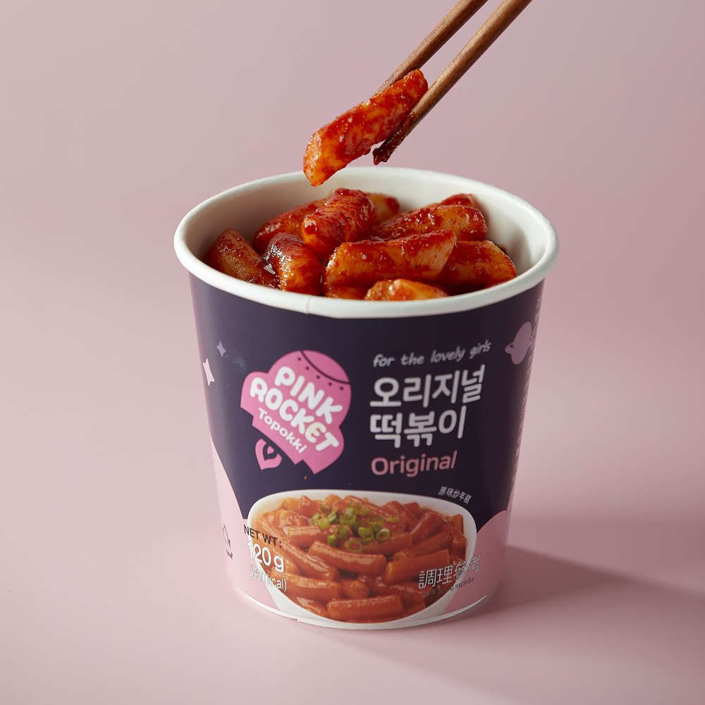 Pink-Rocket Tteobokki Cup Original [핑크로켓오리지날] 120g*30