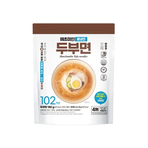 [HCMI008] Haechomiin Tofu Noodles With Cold Noodle Sauce [두부면물냉면] 230g*10