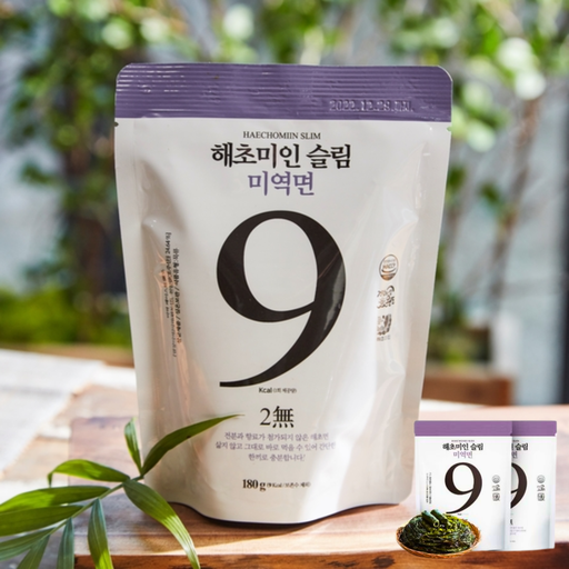 [HCMI006] Haechomiin Seaweed Noodles [해초미인미역면] 180g*15