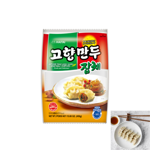 [HT111] HT Gohyang Japchae Dumpling [고향잡채만두] 450g*12