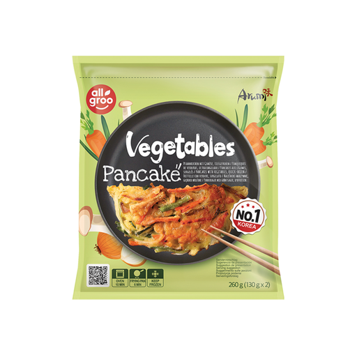 [ALL101] Allgroo Pancake Vegetables [야채전] (130g*2)*20