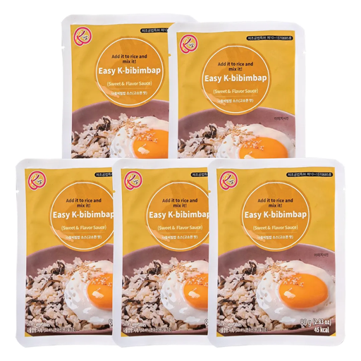 [KBAP001] K-Bibimbap Sauce Sweet [나물비빔밥소스] (80g*10)*6
