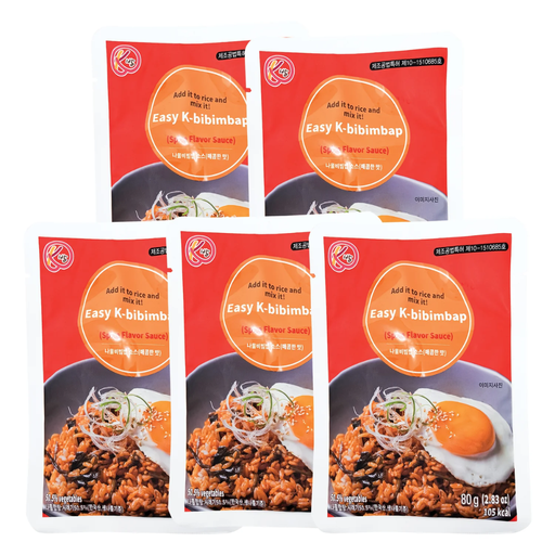 [KBAP002] K-Bibimbap Sauce Spicy [나물비빔밥소스] (80g*10)*6