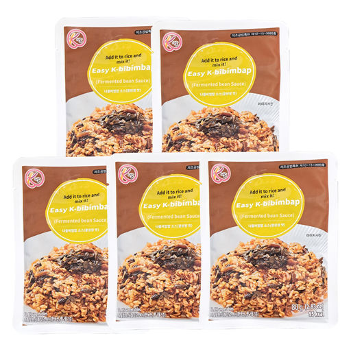 [KBAP003] K-Bibimbap Sauce Bean Paste [나물비빔밥소스] (80g*10)*6