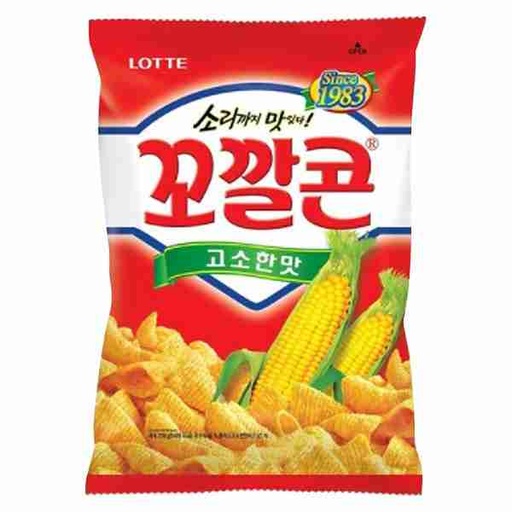 [LTT025] Lotte Kokal Corn Chips Original [꼬깔콘 고소한] 67g*20