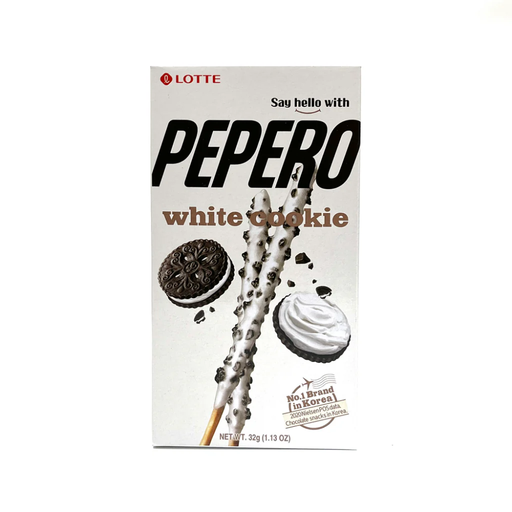 [LTT041] Lotte Pepero White Cookie [빼빼로 화이트쿠키] 32g*40