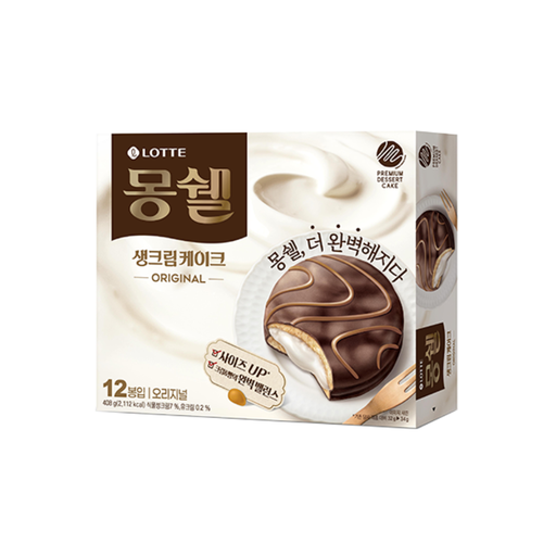 [LTT011] Lotte Dream Cake Cream [몽쉘 크림] 408g*8