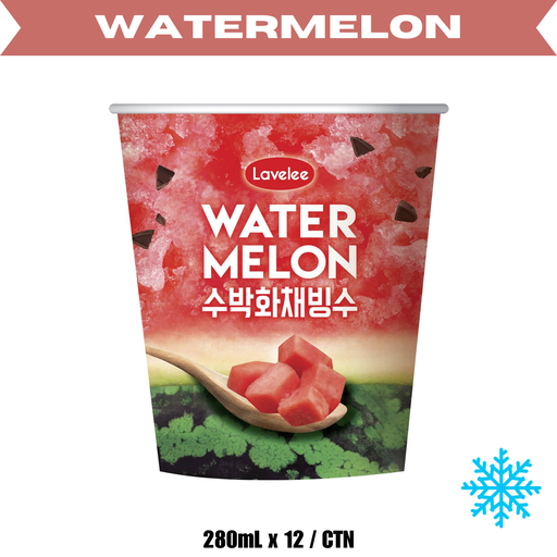 [ICC261] Ice Cream Lavelee Watermelon Bingsu [라벨리 수박빙수] 280mL*12