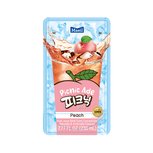 [MEL011] Maeil Picnic Peachade Pouch [피크닉 복숭아에이드] (230mL*10)*5