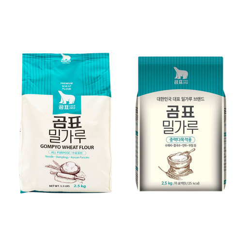 [GP005] Gompyo All Purpose Plain Wheat Flour [중력밀가루] 2.5kg*6