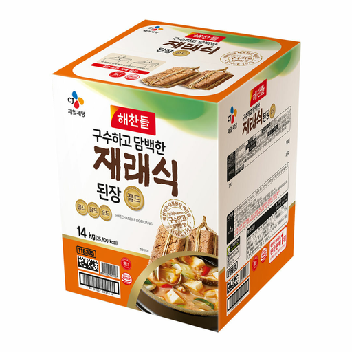 [CJ103] CJ Soybean Paste [해찬들 재래식 된장 골드] 14kg