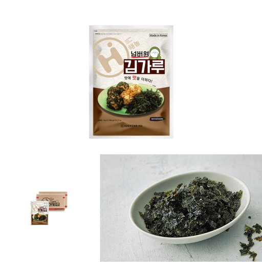 [HAE101] Haenong Roasted Seaweed Flakes [해농 넘버원 김가루] 1kg*4
