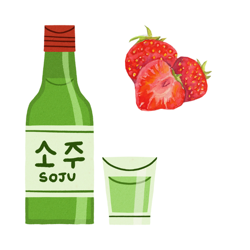 [SRH-009] Saranghae Soju Strawberry [사랑해 소주 딸기] 360mL*20