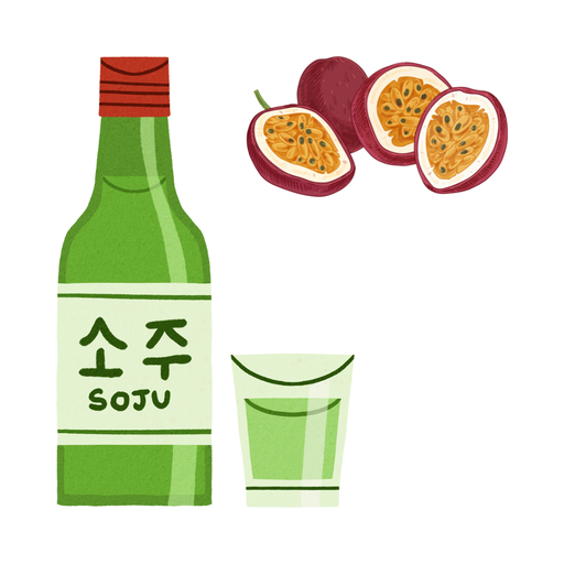 [SRH-011] Saranghae Soju Passionfruit [사랑해 소주 패션프룻트] 360mL*20