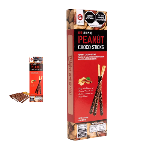 [GEO001] GEO Peanut Choco Sticks [땅콩초코스틱] 54g*32