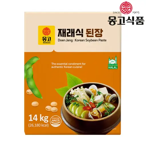 [MGO112] Monggo DeonJang Soybean Paste (HALAL) [재래식된장] 14Kg