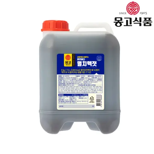 [MGO120] Monggo Fish Sauce Anchovy [멸치액젓] 9kg