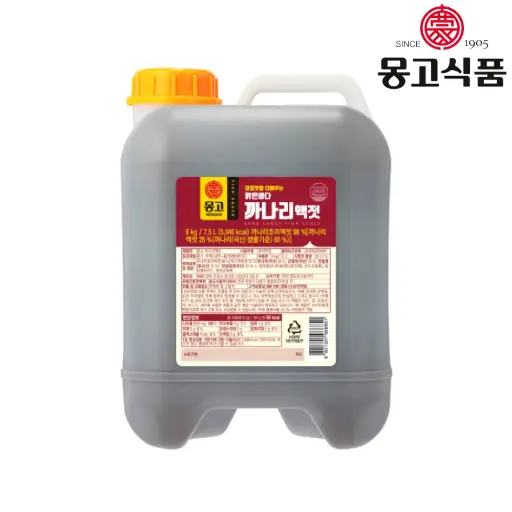 [MGO121] Monggo Fish Sauce Sand Lance [까나리액젓] 9kg