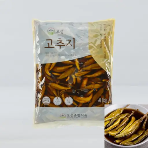 [EOM103] Pickled Red Pepper [오성 간장고추지] 4Kg*4