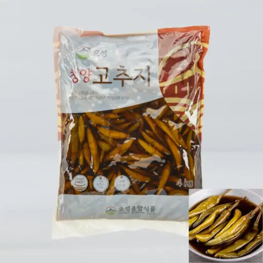 [EOM104] Pickled Spicy Red Pepper [오성 청양고추지] 4Kg*4
