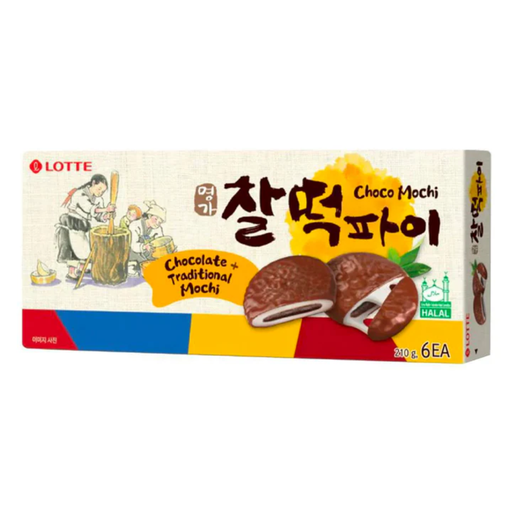 [LTT042D] Lotte Choco Mochi [명가찰떡파이] 210g*12 (05.06.2025)