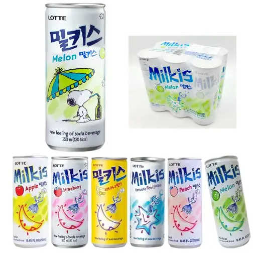 [LTC019] Lotte Milkis Melon [밀키스 멜론] 250mL*30