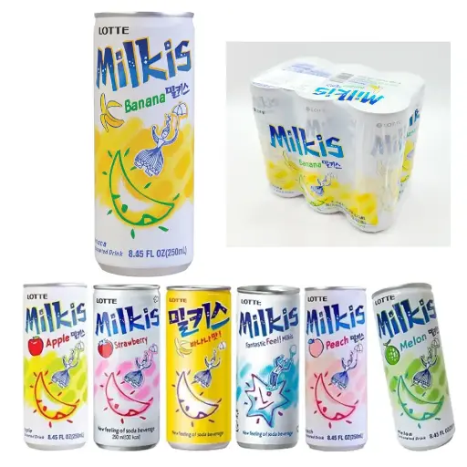 [LTC021] Lotte Milkis Banana [밀키스 바나나] 250mL*30