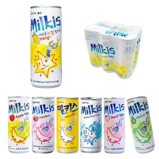 [LTC023] Lotte Milkis Mango [밀키스 망고] 250mL*30