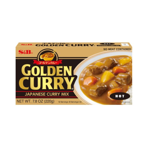 [S&B003] S&B Golden Curry Hot 220g*10 (6c/ctn)