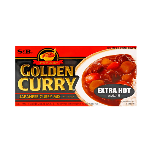 [S&B004] S&B Golden Curry Extra Hot 220g*10 (6c/ctn)