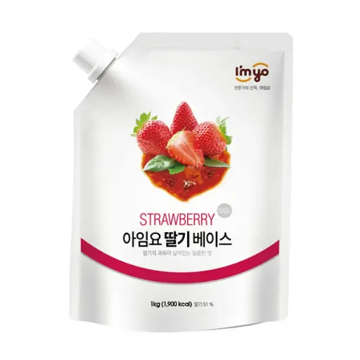 [IMY101] ImYo Strawberry Base Concentrates [아임요 딸기베이스] 1kg (12p/ctn)