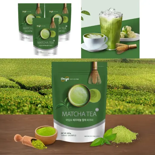 [IMY103] ImYo Matcha Organic Powder [아임요 제주하늘 차 파우더] 500g (12p/ctn)