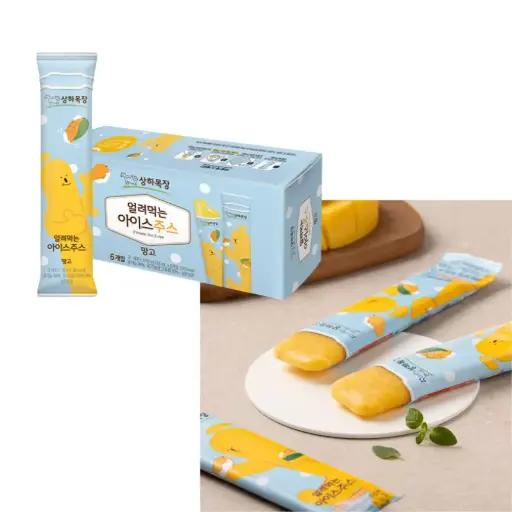 [MEL017] Maeil Frozen Ice Juice Mango [얼려먹는 아이스주스 망고] (85mL*6)*4