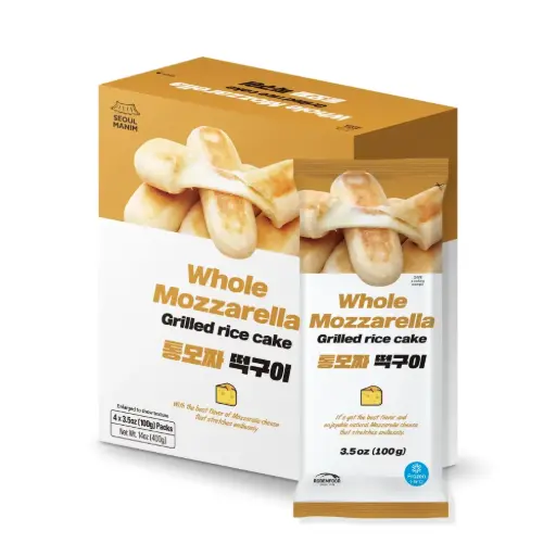 [SMD103] Seoul Madam Whole Mozzarella Grilled Rice Cake [서울마님 통모짜  떡구이] (100g*4)*10