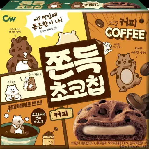 [CWF025] CW Choco Chip Coffee [쫀득초코칩 커피맛] 240g*10