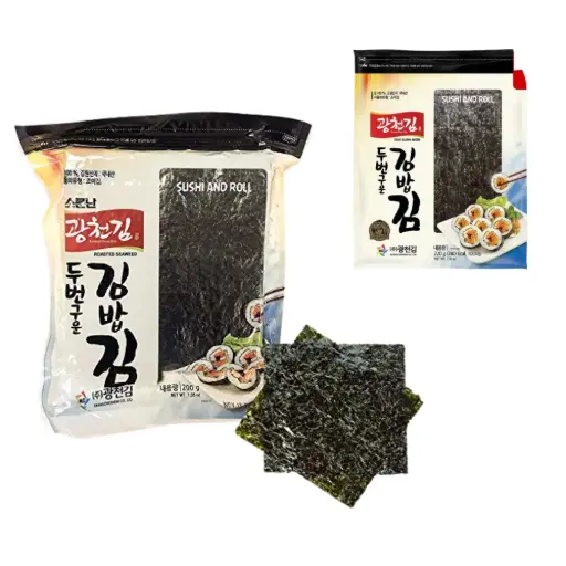 [GCG007] Kwangcheon Sushi Nori 100-Sheet [두번구운김밥김] 200g*20
