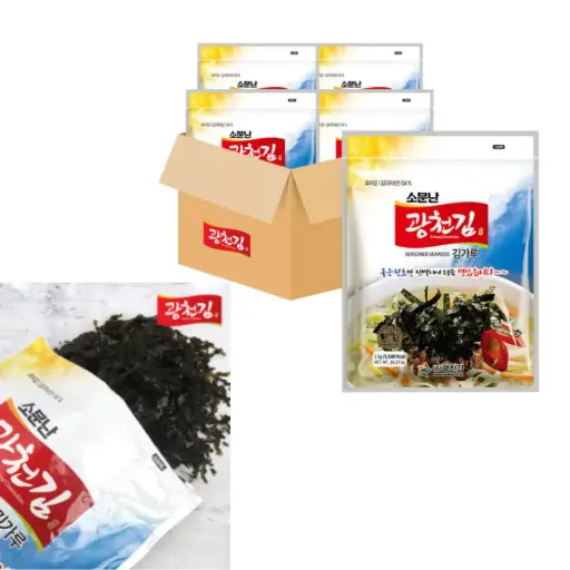 [GCG010] Kwangcheon Seasoned Seaweed Powder [소문난김가루]  1Kg*4