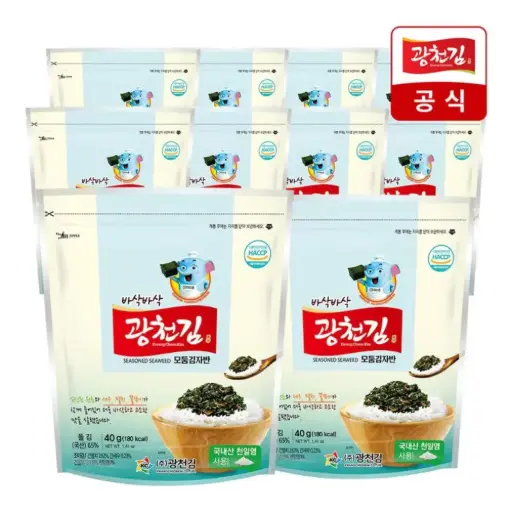 [GCG012] Kwangcheon Seasoned Seaweed Flakes Seafood [모둠 김자반] 40g*20 