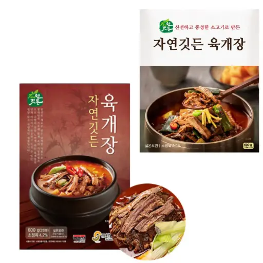 [SBF002] Sunbong Spicy Beef Soup Yukgaejang [자연깃든육개장] 600g*25