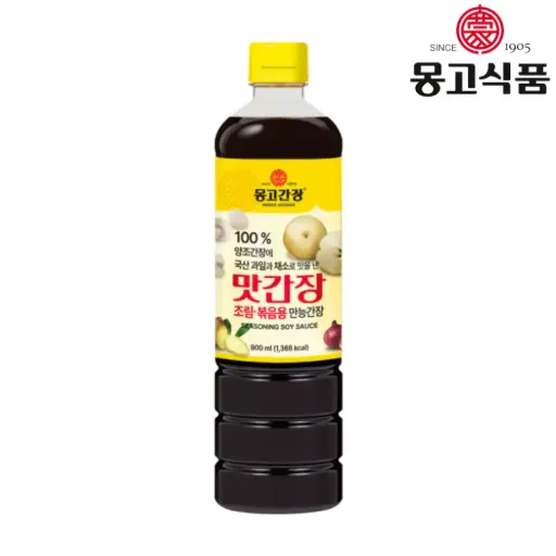 [MGO132] Monggo Seasoned Soy Sauce for Stir-fry [만능맛간장 조림볶음용] 900mL*12