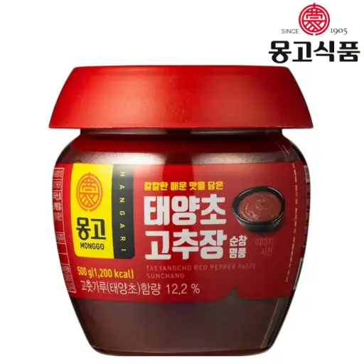 [MGO134] Monggo Red Pepper Paste [태양초 고추장 순창명품] 500g*16