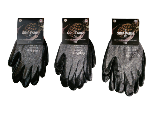 [GLV-002] Grip Farm 15G NBR Coated Gloves - Small (10pk/bag)