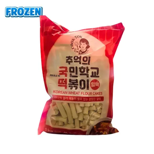 [KMT113] Cook-Tok Wheat Flour Cake Tteokbokki [국떡 떡볶이밀떡] 1kg*10