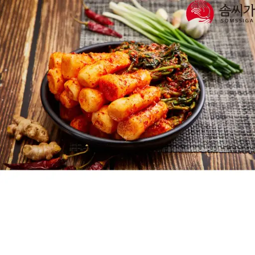 [SOMS105] Somssiga Young Radish Kimchi [솜씨가 총각김치] 1Kg*3
