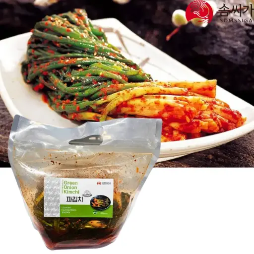 [SOMS108] Somssiga Scallion Onion Kimchi [솜씨가 파김치] 1Kg*3