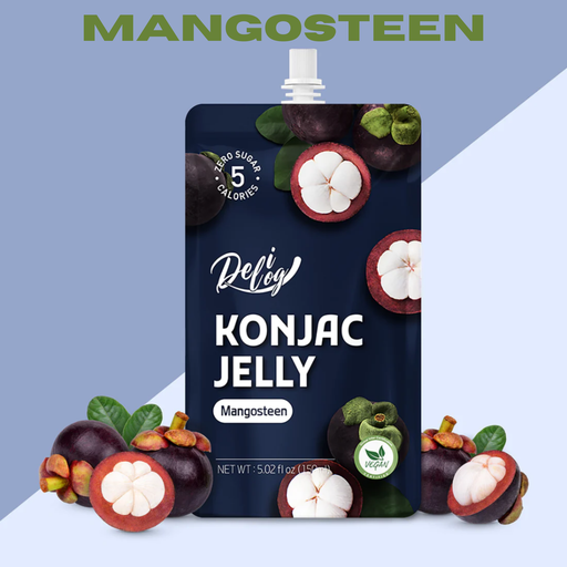 [DLL010] Delilog Konjac Jelly Mangosteen [곤약젤리 망고스틴]  (150mL*10)*5