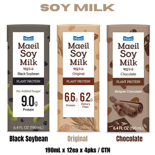 [MEL003] Maeil Chocolate Soy Milk [매일 초콜릿 두유] (190mL*12)*4