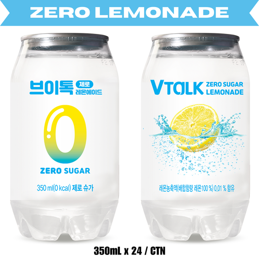 [VT003] 브이톡 제로 레몬에이드 350ML (Pack of 24)