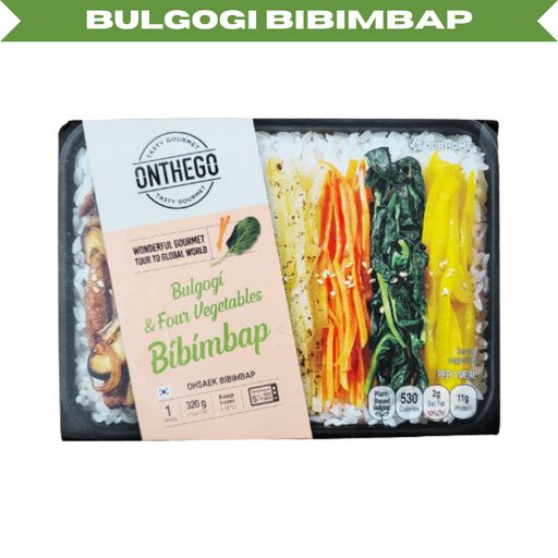 [OUR011] Ourhome Bulgogi Vegetable Bibimbap 320g (12p/ctn)